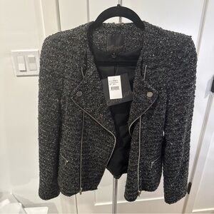 Women's Black Tweed Jacket Mcginn